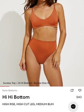 Left On Friday Bronze High-Rise Bikini Set